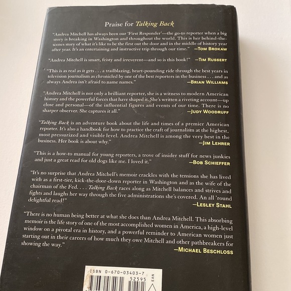 ANDREA MITCHELL TALKING BACK TO PRESIDENTS, DICTATORS and ASSORTED SCOUNDRELS - Picture 3 of 3